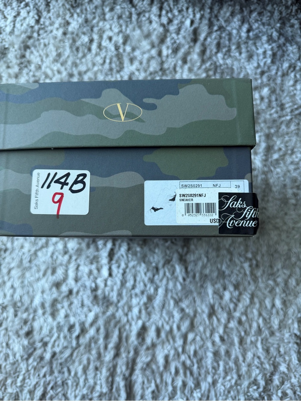 Valentino Rose Gold & Pink Camo Fashion Sneakers – Women’s Size 39 - Picture 7 of 7